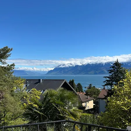 Vue Et Emplacement Exceptionnels, Toutes Commodités, Desservi Bus Lausannois Apartment Pully
